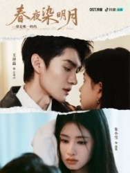 Постер Глядя на яркую луну на ночном небе (2025)